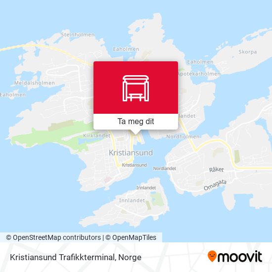 Kristiansund Trafikkterminal kart