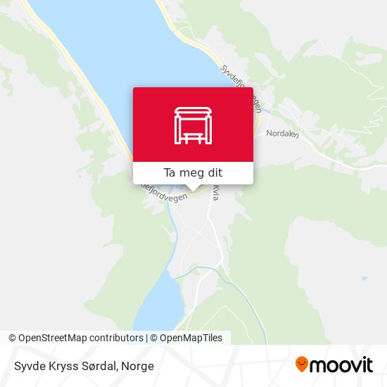 Syvde Kryss Sørdal kart
