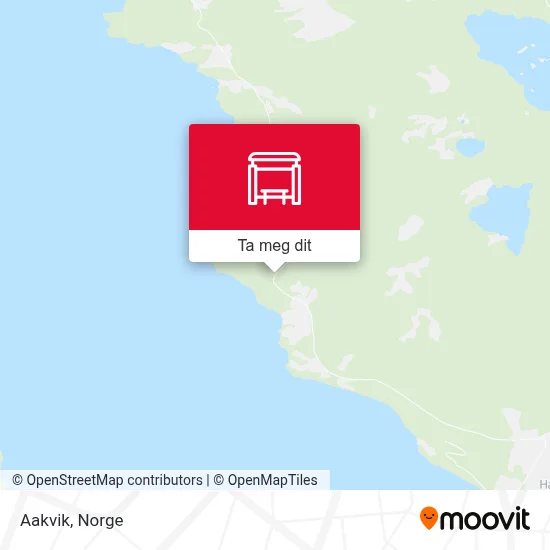 Aakvik kart