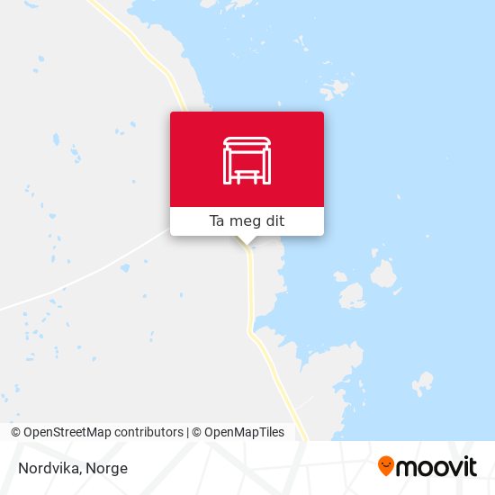 Nordvika kart