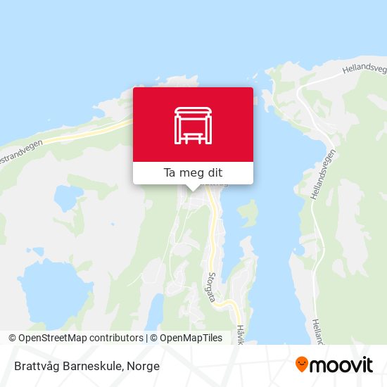 Brattvåg Barneskule kart