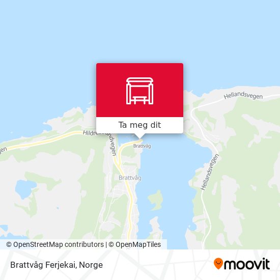 Brattvåg Ferjekai kart