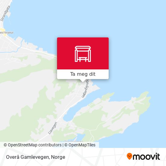 Overå Gamlevegen kart