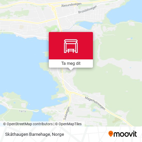Skåthaugen Barnehage kart