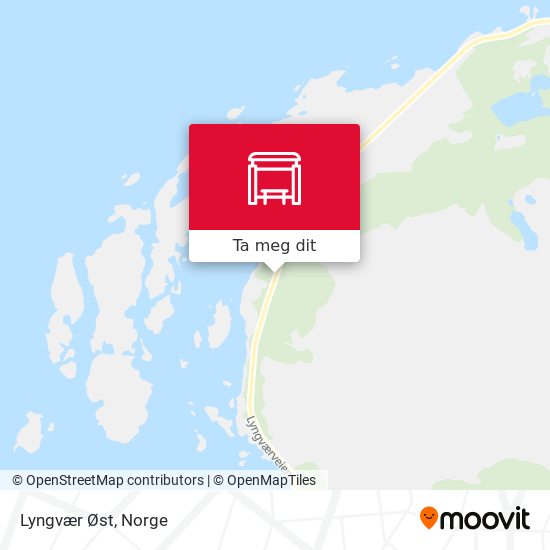 Lyngvær Øst kart