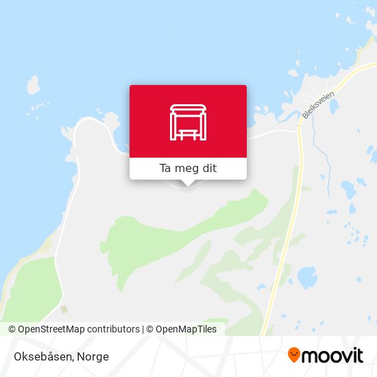 Oksebåsen kart