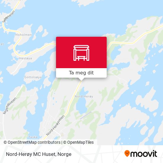 Nord-Herøy MC Huset kart