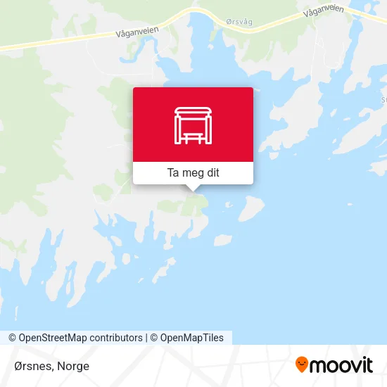 Ørsnes kart