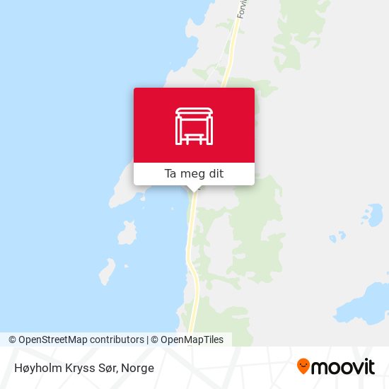 Høyholm Kryss Sør kart