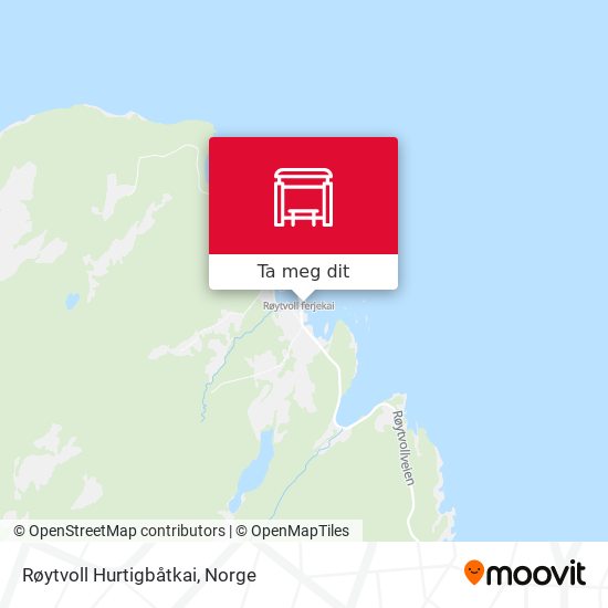 Røytvoll Hurtigbåtkai kart