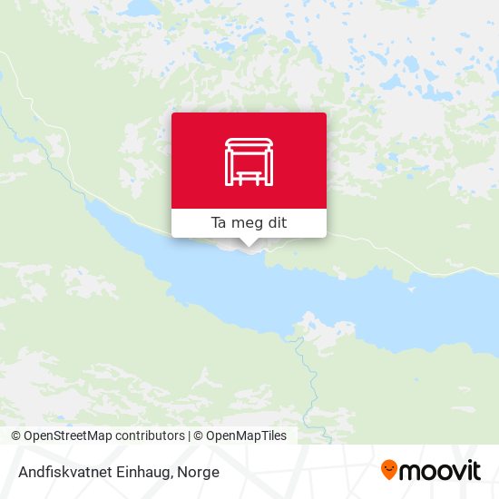Andfiskvatnet Einhaug kart