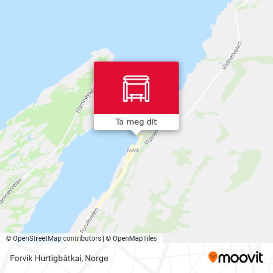 Forvik Hurtigbåtkai kart