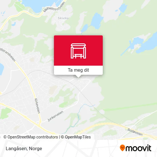 Langåsen kart