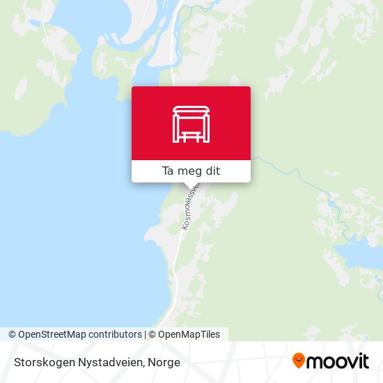 Storskogen Nystadveien kart