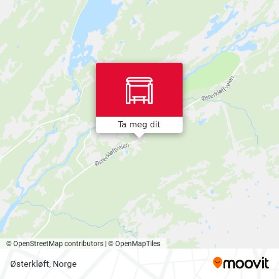Østerkløft kart
