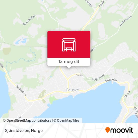 Sjønståveien kart