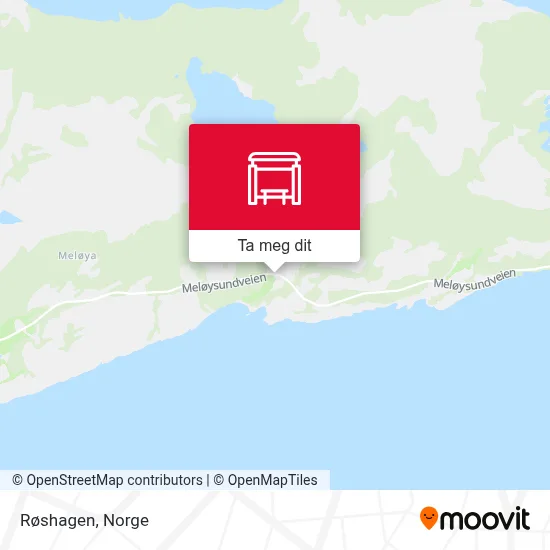 Røshagen kart