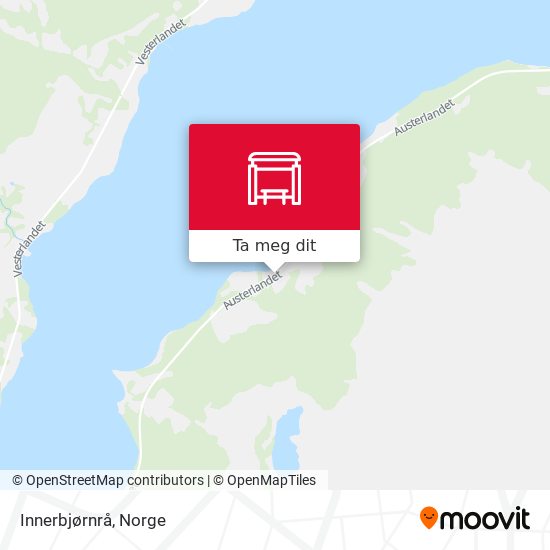 Innerbjørnrå kart