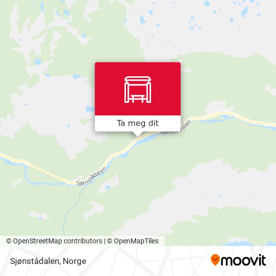 Sjønstådalen kart