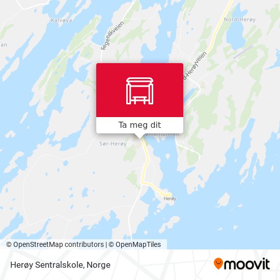Herøy Sentralskole kart
