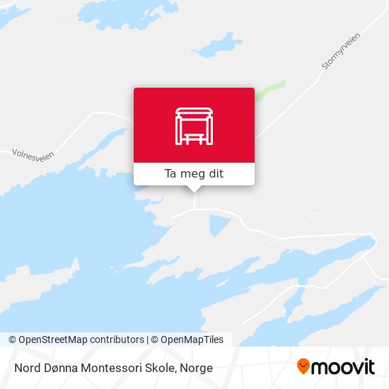 Nord Dønna Montessori Skole kart