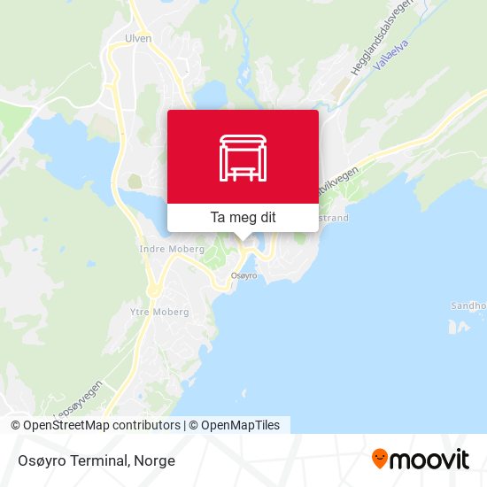 Osøyro Terminal kart