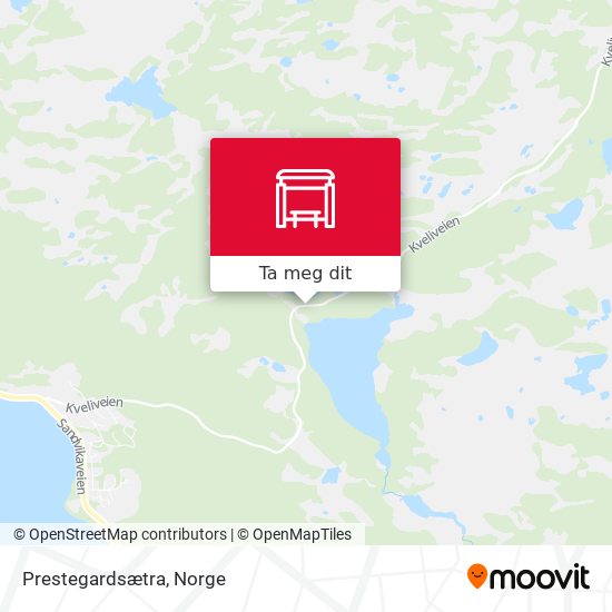 Prestegardsætra kart
