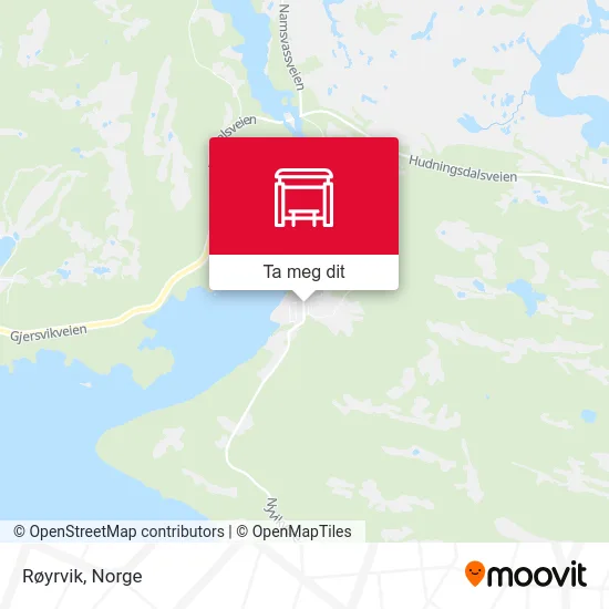 Røyrvik kart