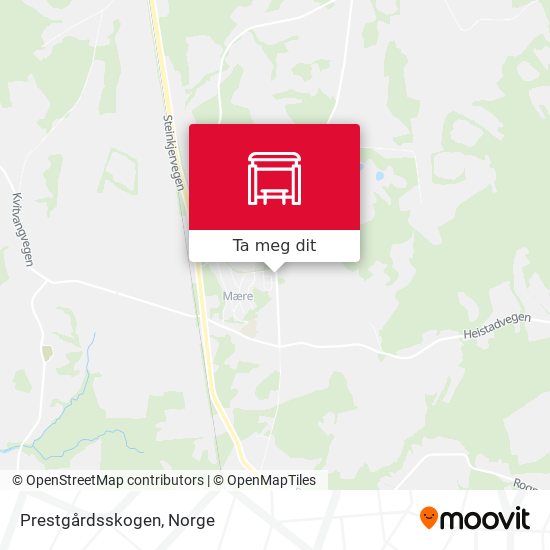 Prestgårdsskogen kart