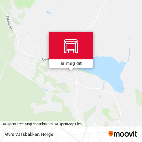 Øvre Vassbakken kart