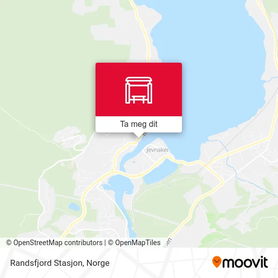 Randsfjord Stasjon kart