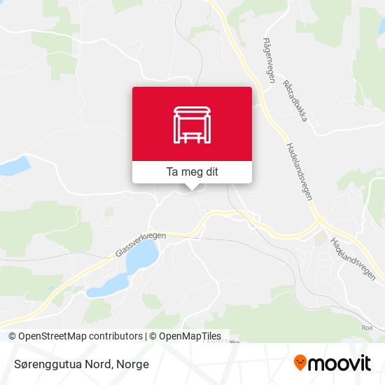 Sørenggutua Nord kart