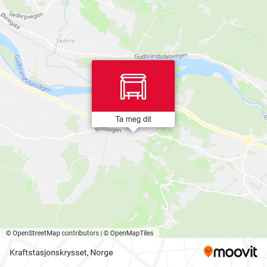 Kraftstasjonskrysset kart