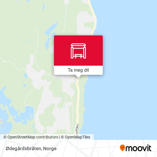 Ødegårdsbråten kart