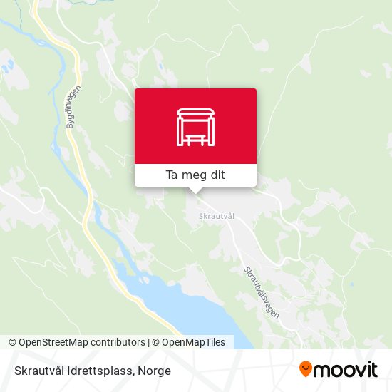 Skrautvål Idrettsplass kart