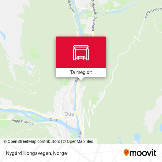 Nygård Kongsvegen kart