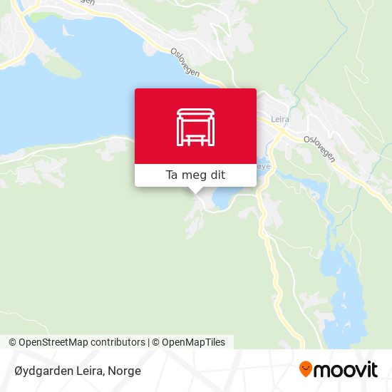Øydgarden Leira kart