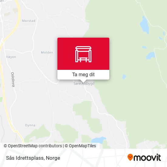 Sås Idrettsplass kart