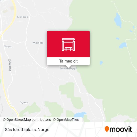 Sås Idrettsplass kart