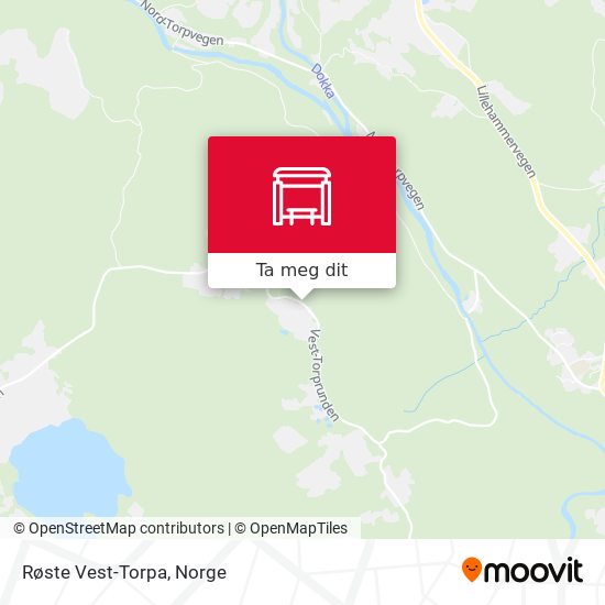 Røste Vest-Torpa kart