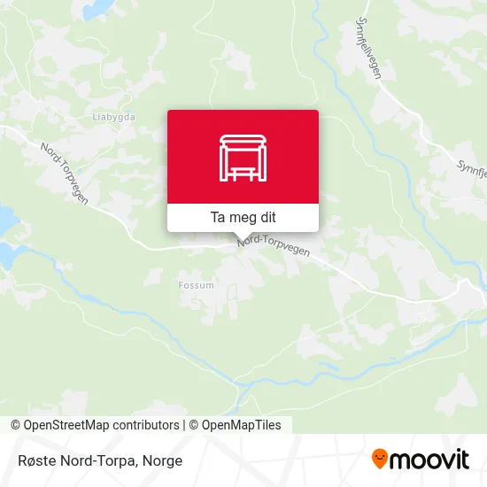 Røste Nord-Torpa kart