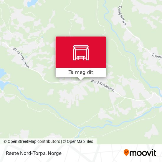 Røste Nord-Torpa kart