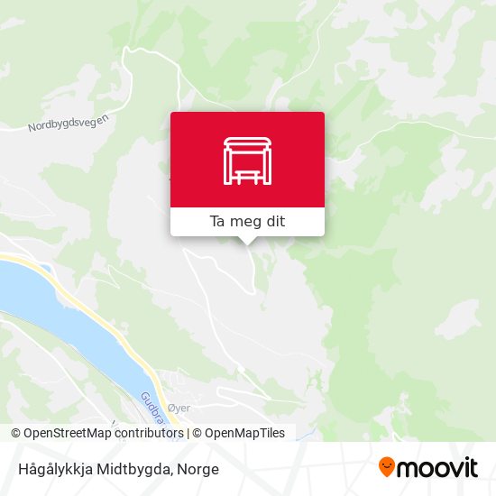 Hågålykkja Midtbygda kart
