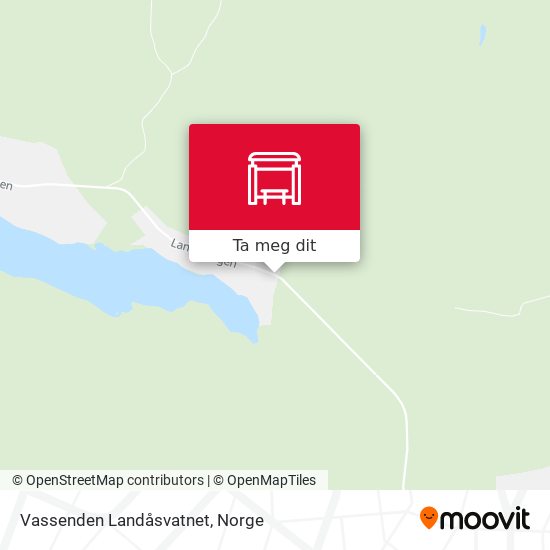 Vassenden Landåsvatnet kart
