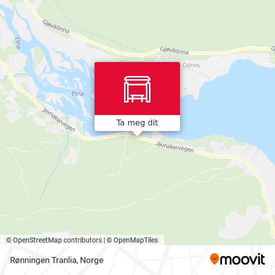 Rønningen Tranlia kart