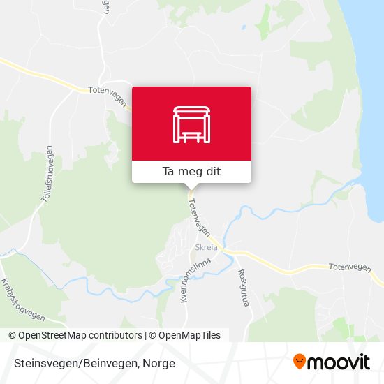 Steinsvegen/Beinvegen kart