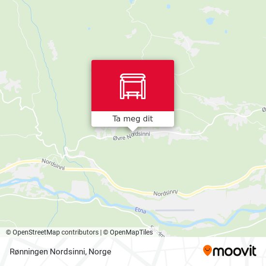 Rønningen Nordsinni kart