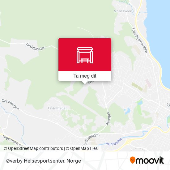 Øverby Helsesportsenter kart