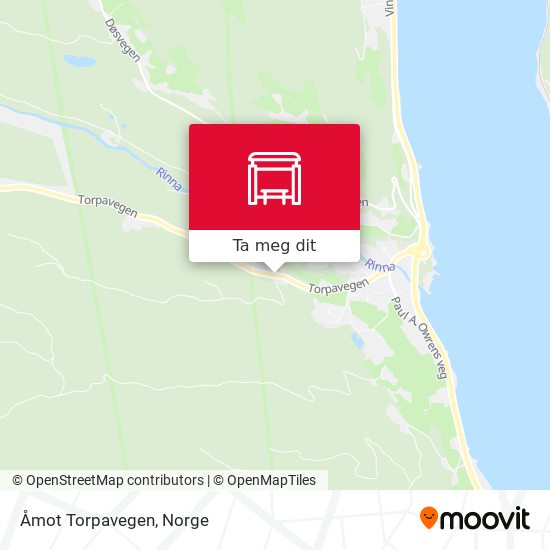 Åmot Torpavegen kart