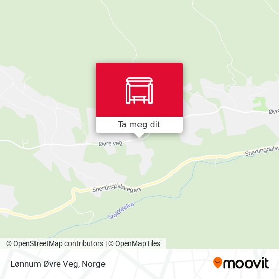 Lønnum Øvre Veg kart